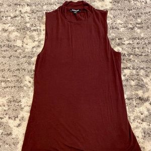 Express turtleneck tank